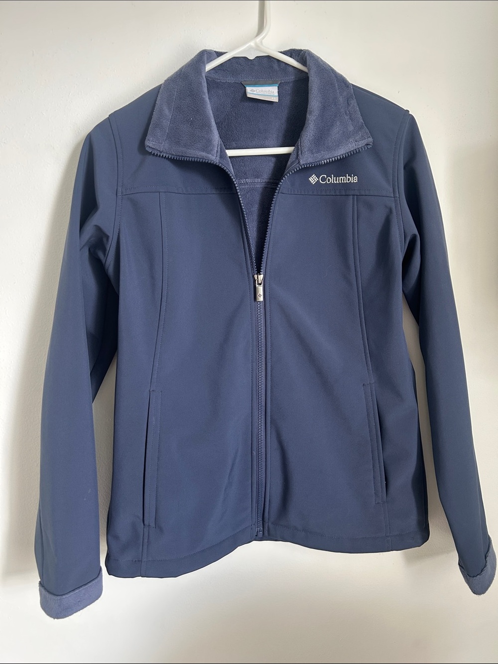 Columbia Women's Navy Full-Zip Softshell Jacket